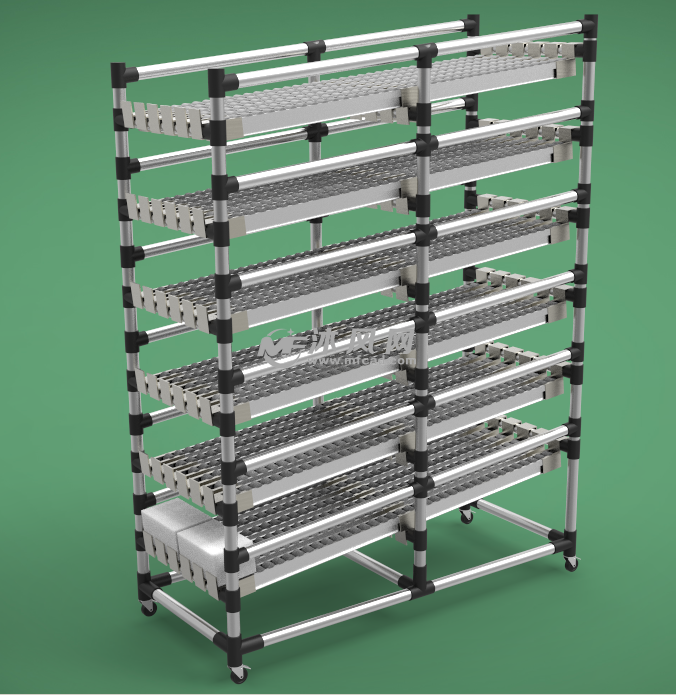 移动式轨道料架