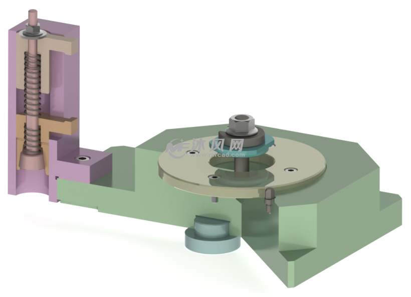特殊夹紧夹具设计模型