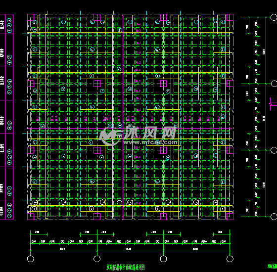 双向密肋板平面配筋通用图