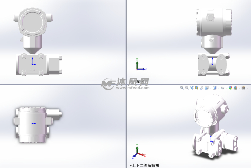 流量計三視圖