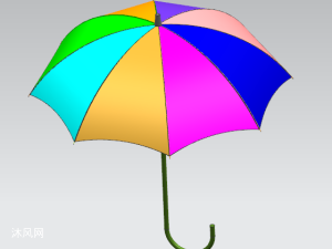 ug曲面建模_雨伞