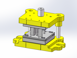 数控折弯机弯曲冲压模模具设计模型