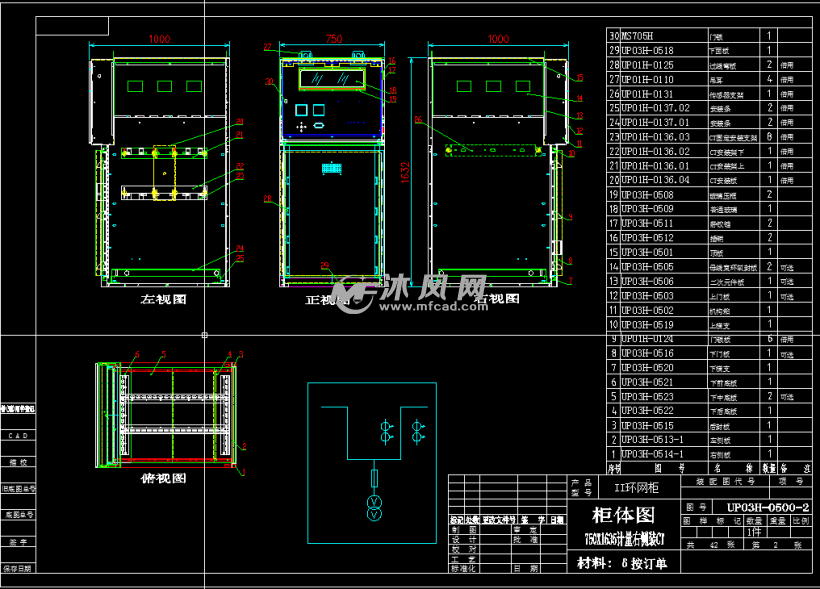 ii型计量柜1635x750x916标准计量柜