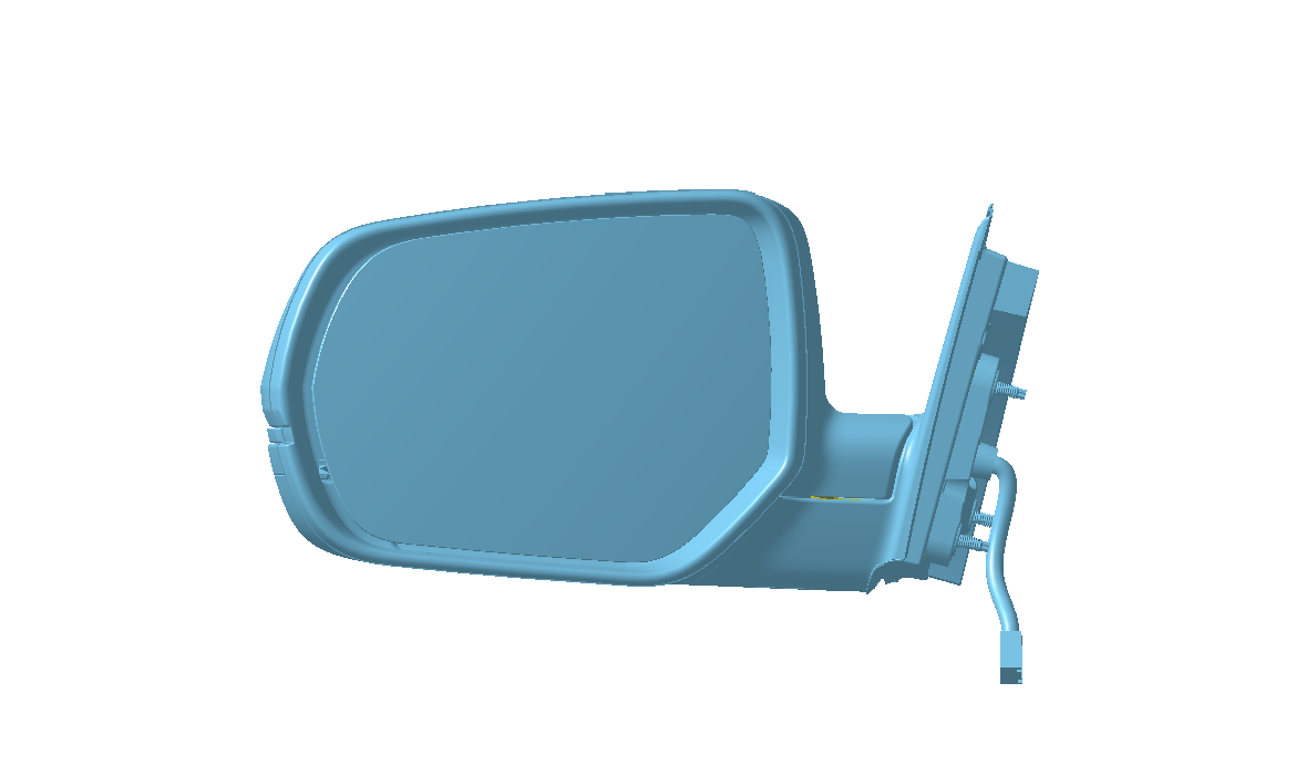 汽车外后视镜结构设计