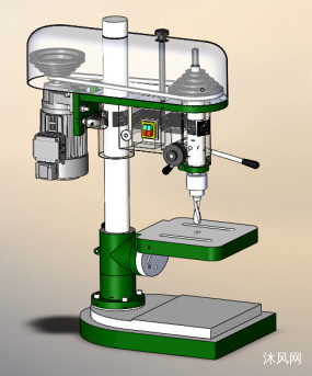 工业台钻sw模型图纸合集的封面图
