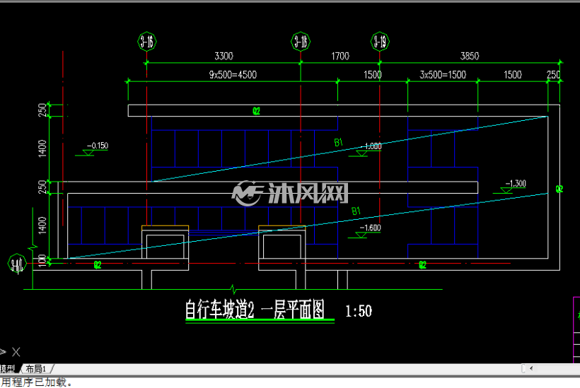 自行车坡道结构图