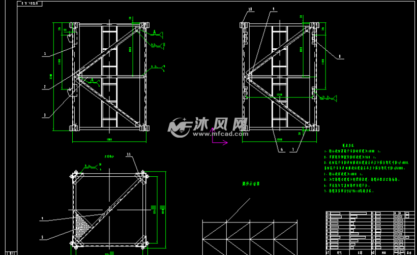 塔式起重机(塔机)全套图纸