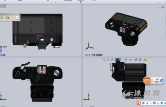 拍摄神器之单反相机设计模型三视图