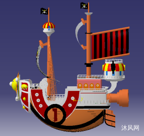 桑尼号catiav5r20432030强强可可5202016-04-16私人小木船艇模型