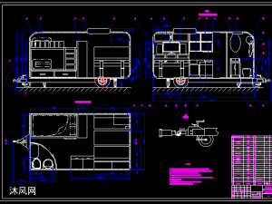 依维柯c型房车一体化底盘 - 乘用车图纸 - 沐风网