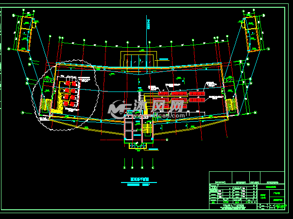 造船厂/船舶厂建筑施工图 - autocad厂区规划图纸 - 沐风图纸