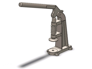 扣盖(手动压力)机设计模型