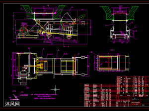 k2往复式给煤机供货图dwg格式exb格式各1张图