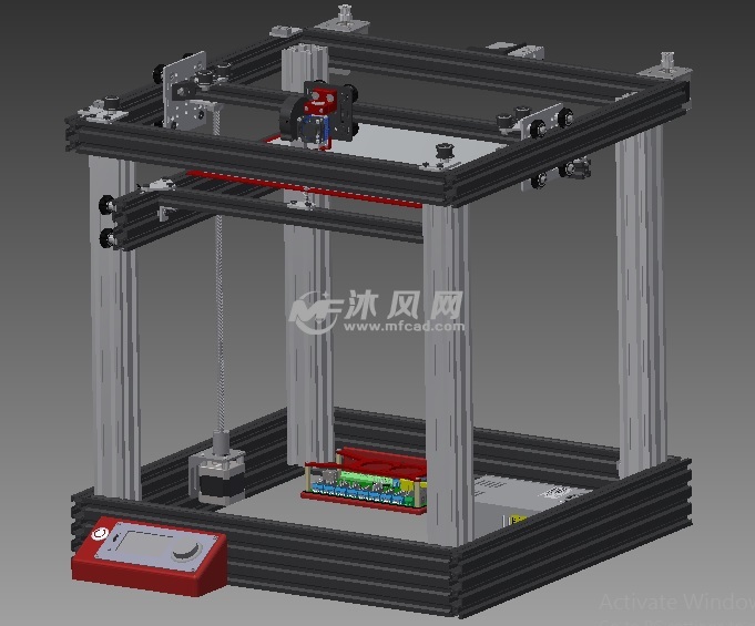 高精度的3d打印机设计模型