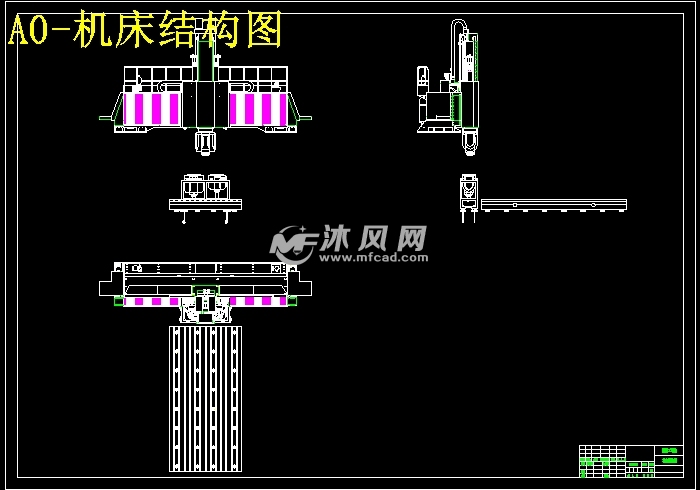 龙门加工中心铣头自动交换系统设计(铣头可自动交换的桥式高速龙门五