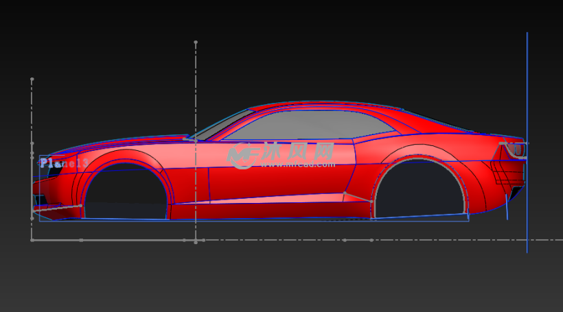 雪弗兰汽车壳体生产模型