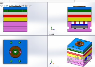 注塑模具三视图