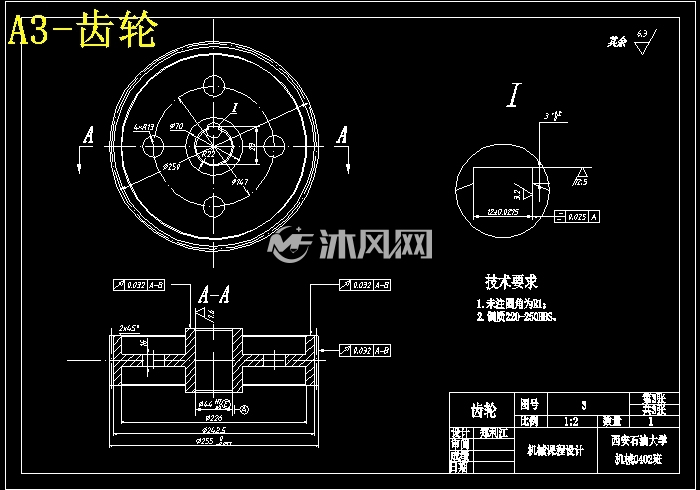 展开式圆锥圆柱齿轮的二级传动减速器设计
