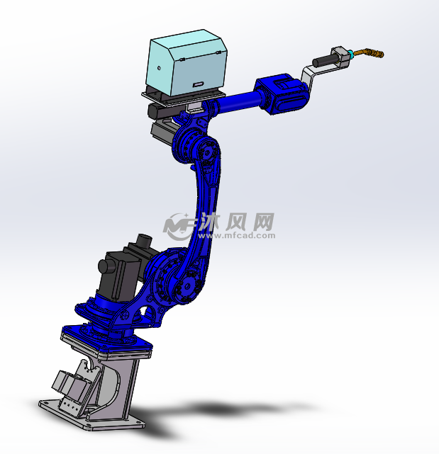 焊接機器人模型(無內部結構)