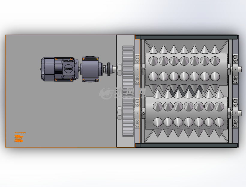 椰子椰肉劈开破碎机