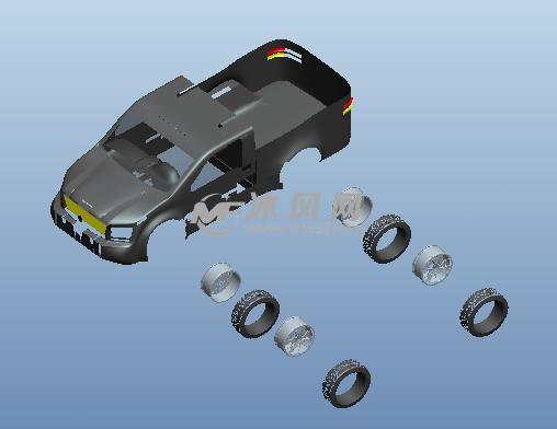 小型载货卡车模型