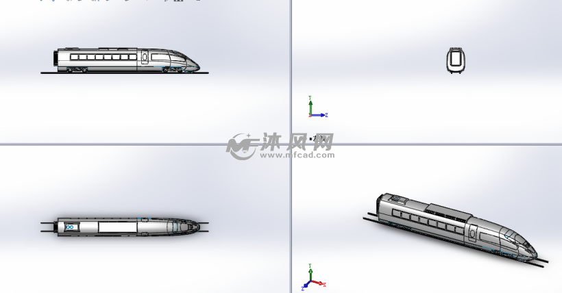 高铁三视图