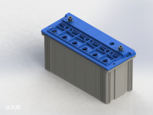 汽车备用的浓缩型锂电池设计模型