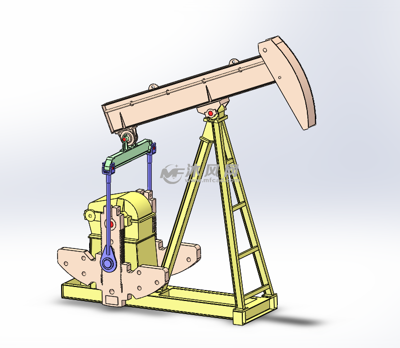 游梁式抽油机曲柄平衡抽油机