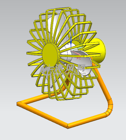ug三维小型便携式usb电风扇