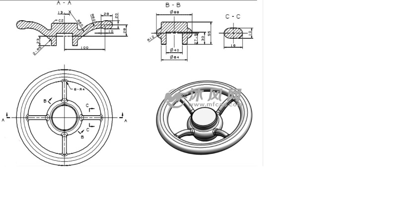 看图建模之手轮建模