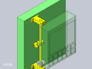 简易控制柜固定装置