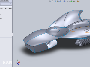 inventor设计的飞船概念款式模型