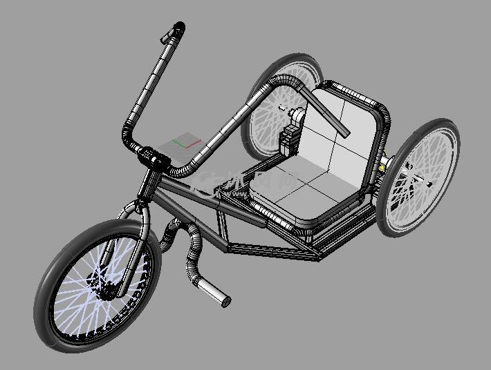 兒童車玩具三輪車模型設計