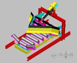 犁煤器三维结构视图