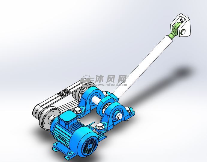 电机皮带轮传动装置