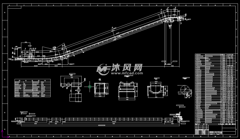 运煤皮带输送机总图