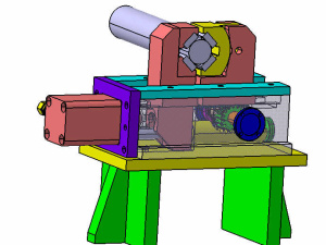 自定心夹具模型