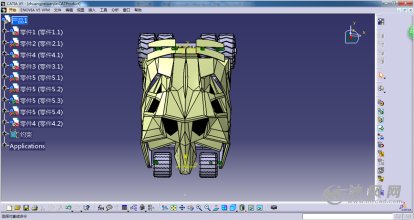 蝙蝠战车俯视图