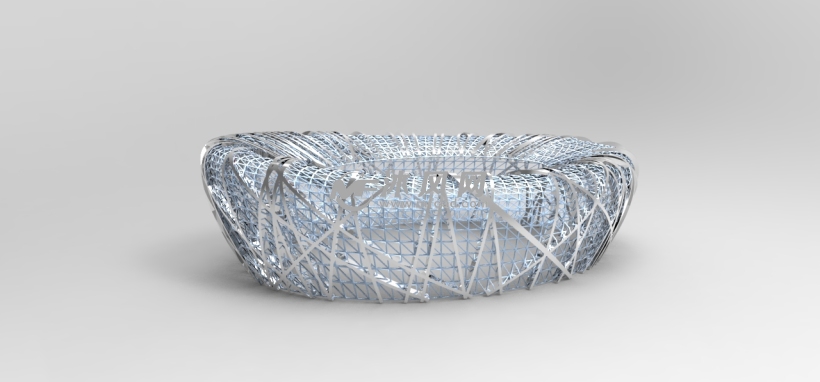 鸟巢solidworks模型