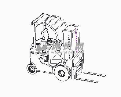 高效工程叉車設計模型