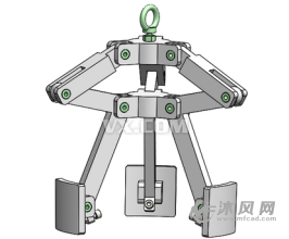 机械吊具(内涨式)卡爪放大图