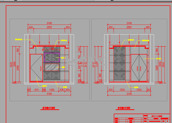 录音棚cad设计图纸