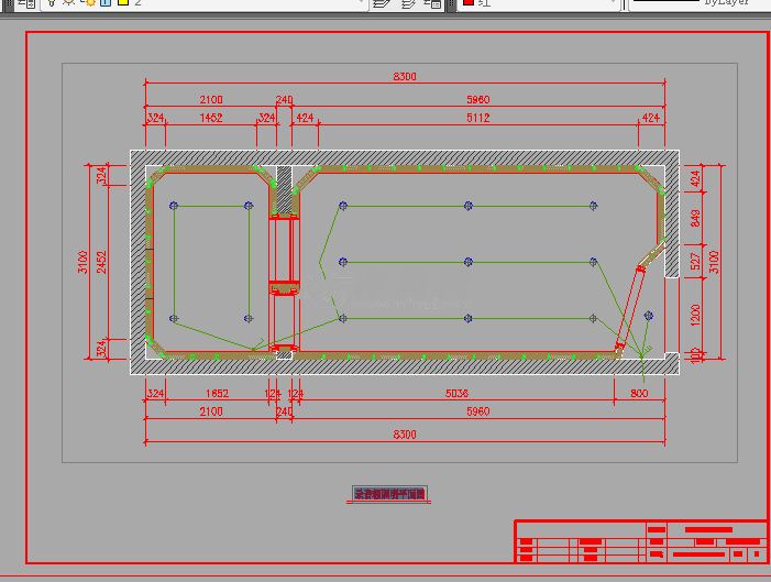 录音棚cad设计图纸