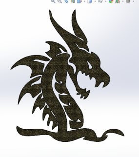 线切割模型图:龙图纸合集的封面图