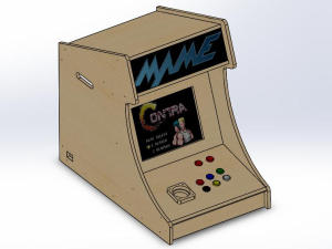 复古街机游戏机设计模型 - solidworks生活用品类模型下载 - 沐风图纸