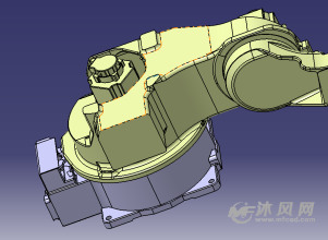 工业机器人上视图