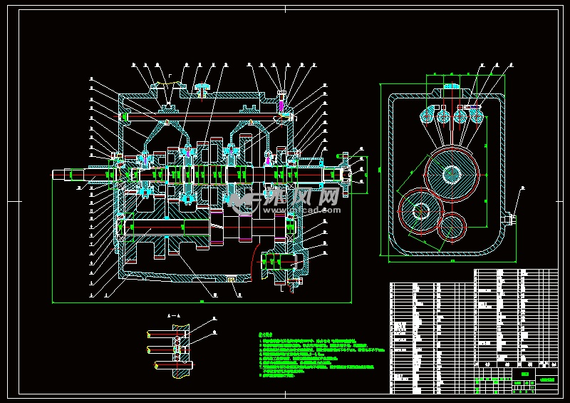 CA1091货车变速器传动机构设计