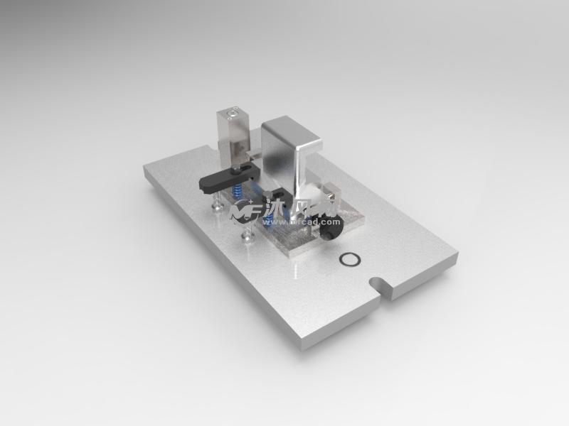 简单的磨床固定夹具设计模型