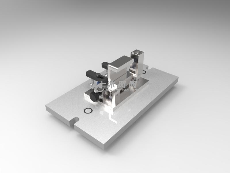 简单的磨床固定夹具设计模型