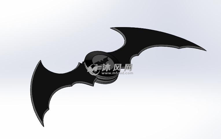 蝙蝠飞镖模型